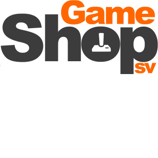 Game shop full logo design